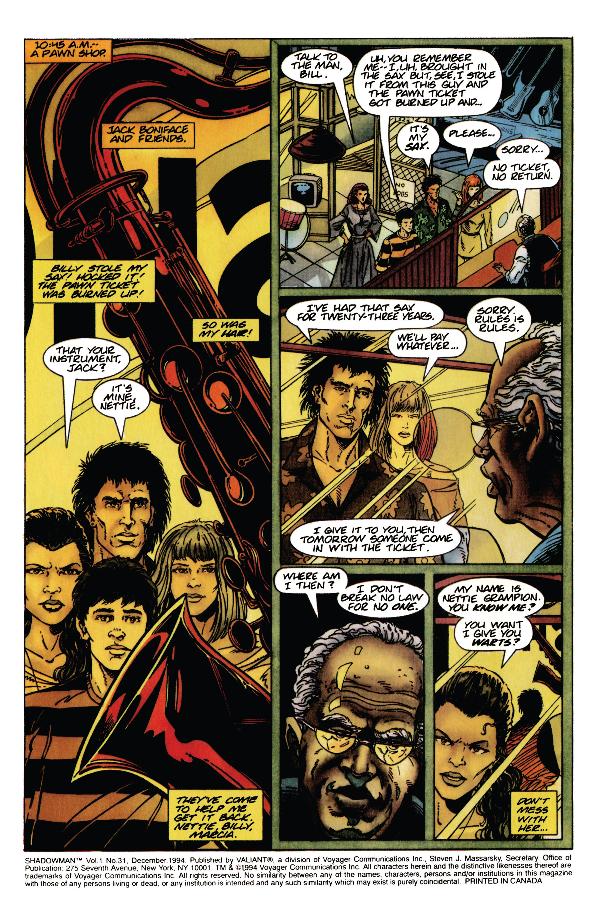 Read online Shadowman (1992) comic -  Issue #31 - 5