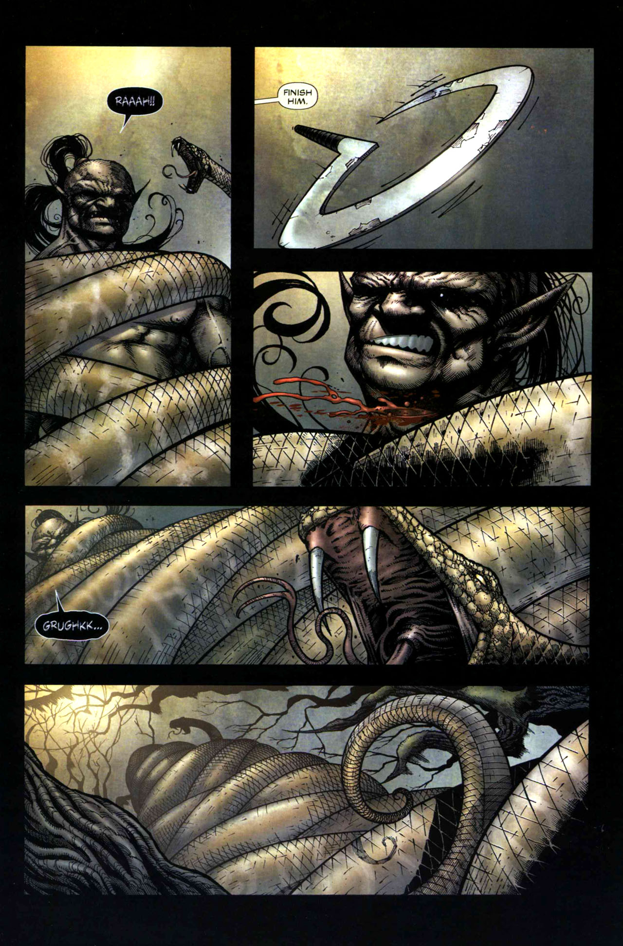 Read online Frank Frazetta's Swamp Demon comic -  Issue # Full - 23