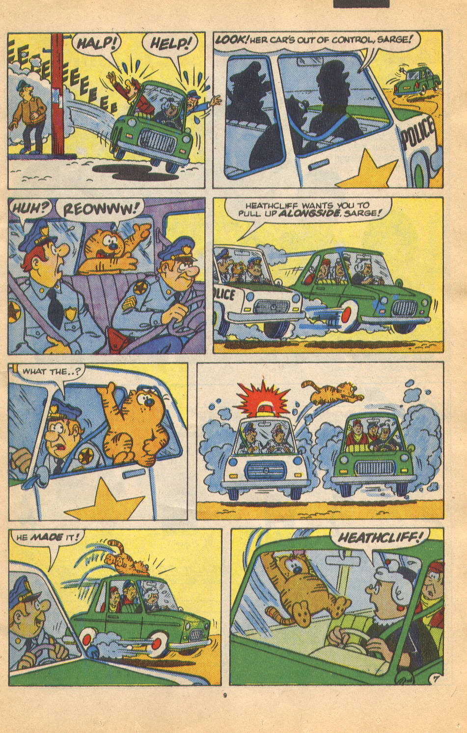 Read online Heathcliff's Funhouse comic -  Issue #7 - 8