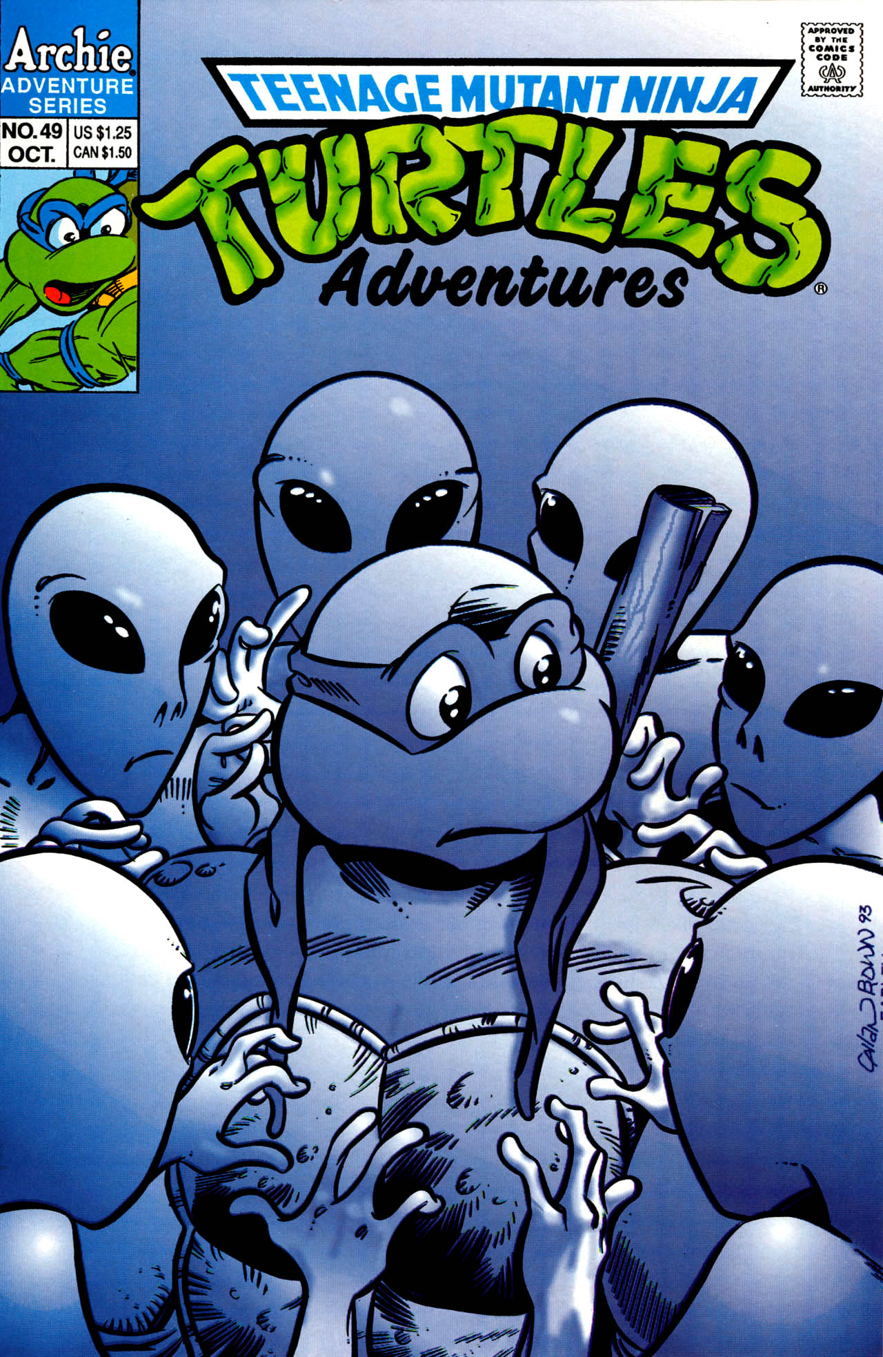 Read online Teenage Mutant Ninja Turtles Adventures (1989) comic -  Issue #49 - 1