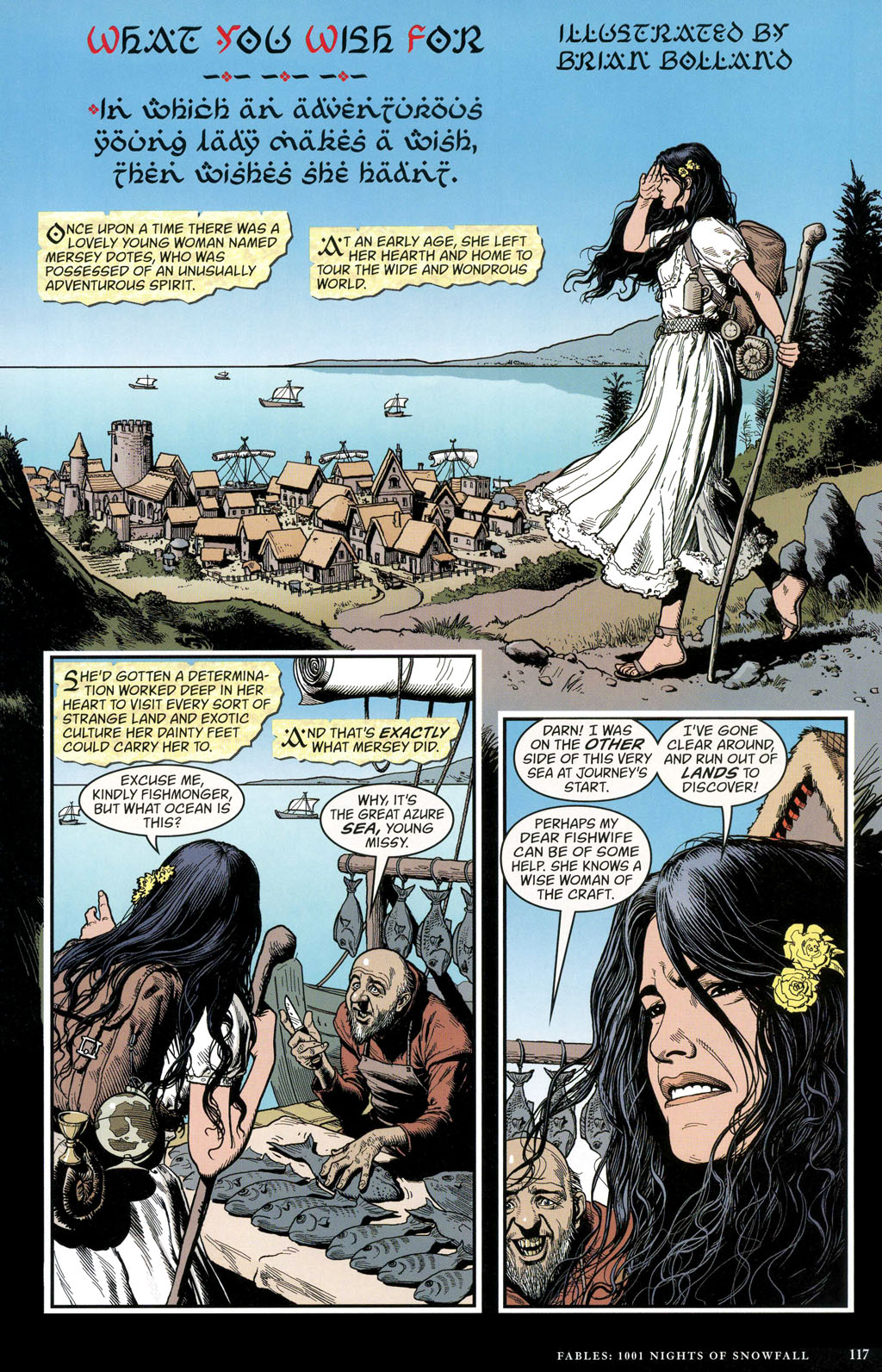 Read online Fables: 1001 Nights of Snowfall comic -  Issue # Full - 117