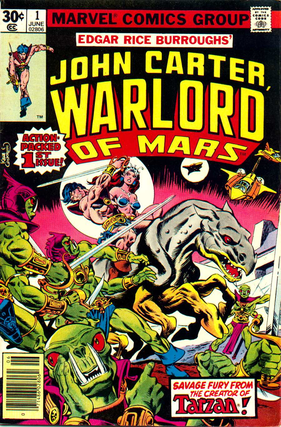 Read online John Carter Warlord of Mars comic -  Issue #1 - 1