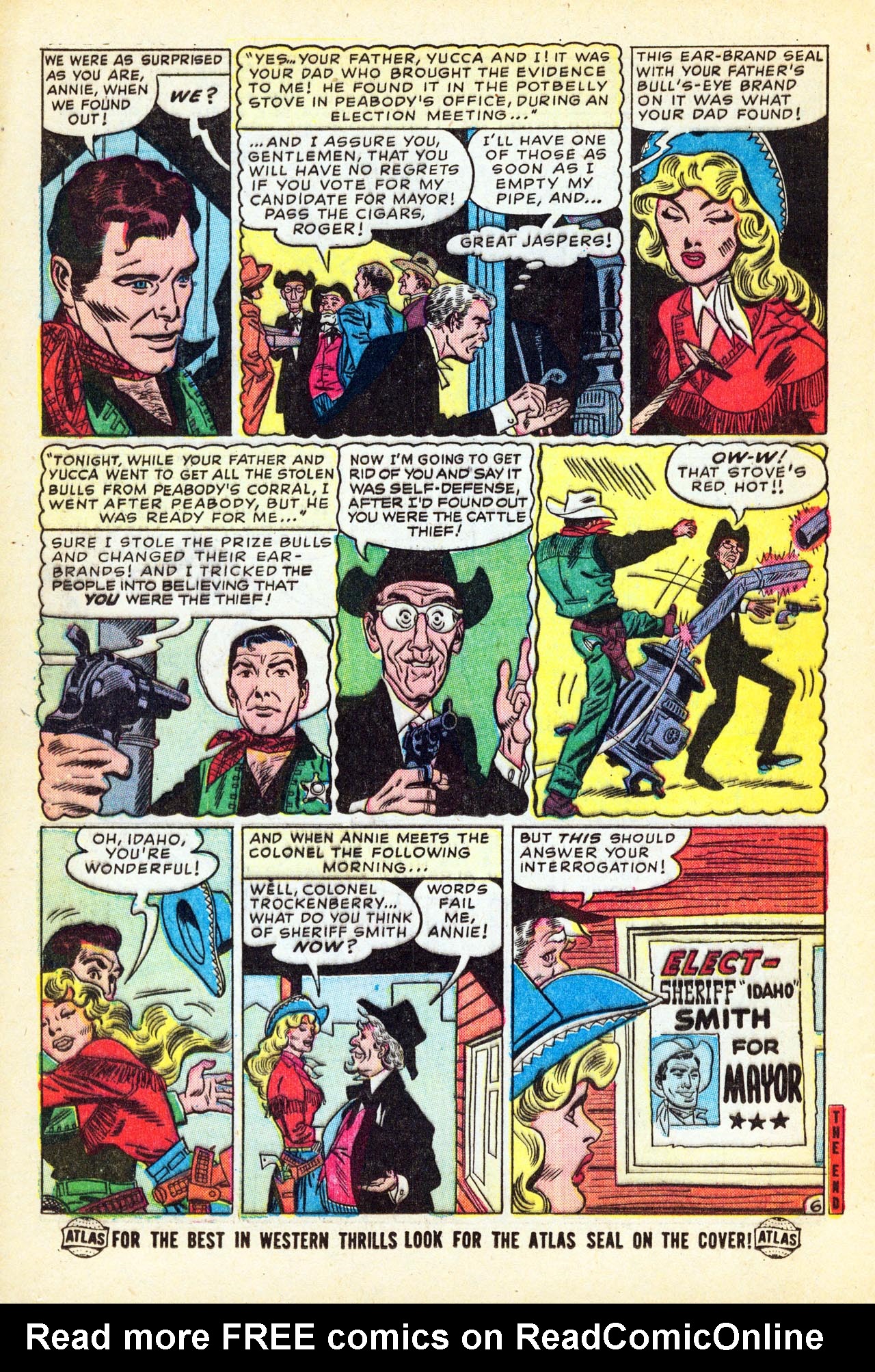 Read online Annie Oakley comic -  Issue #5 - 16