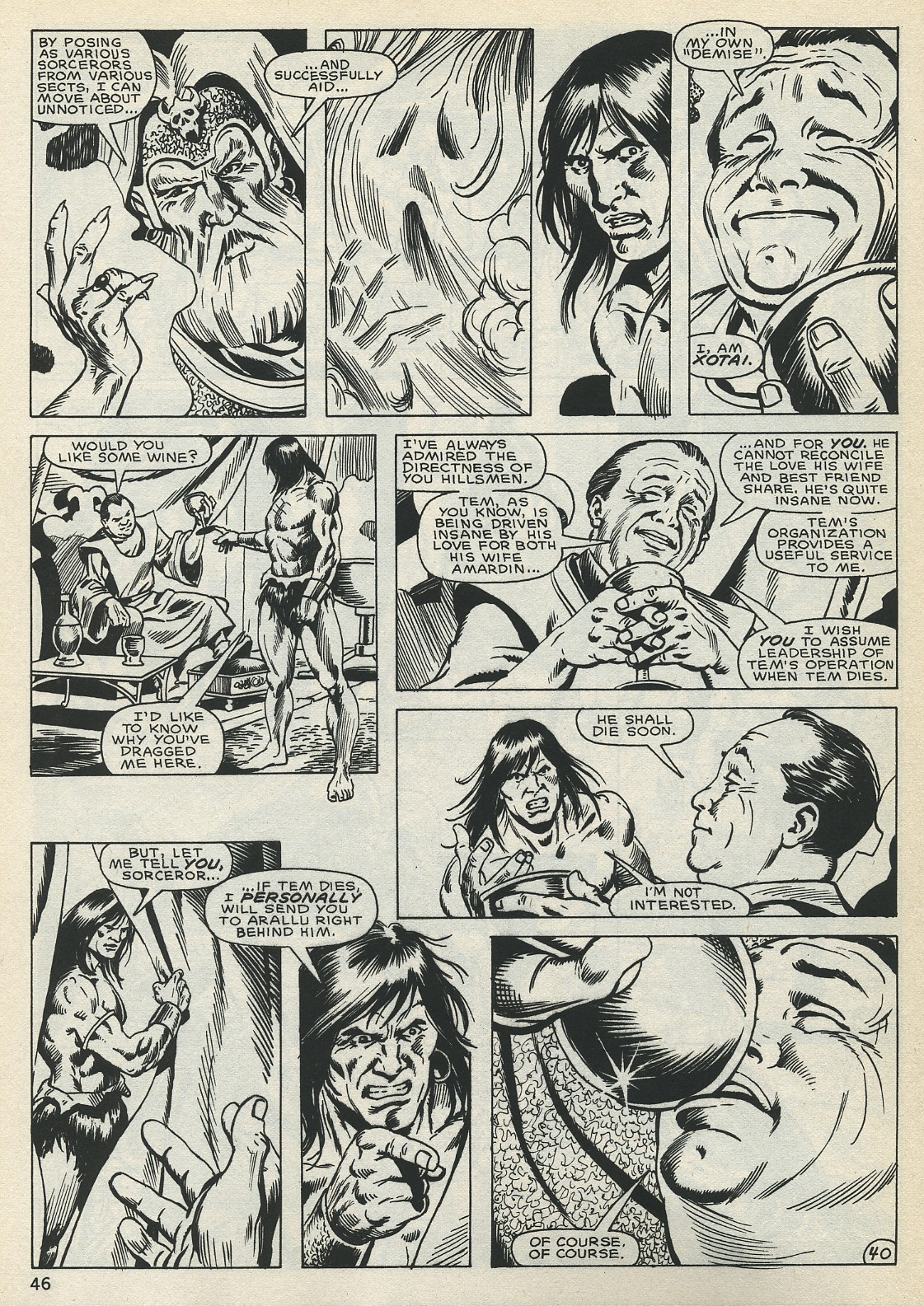 Read online The Savage Sword Of Conan comic -  Issue #128 - 45