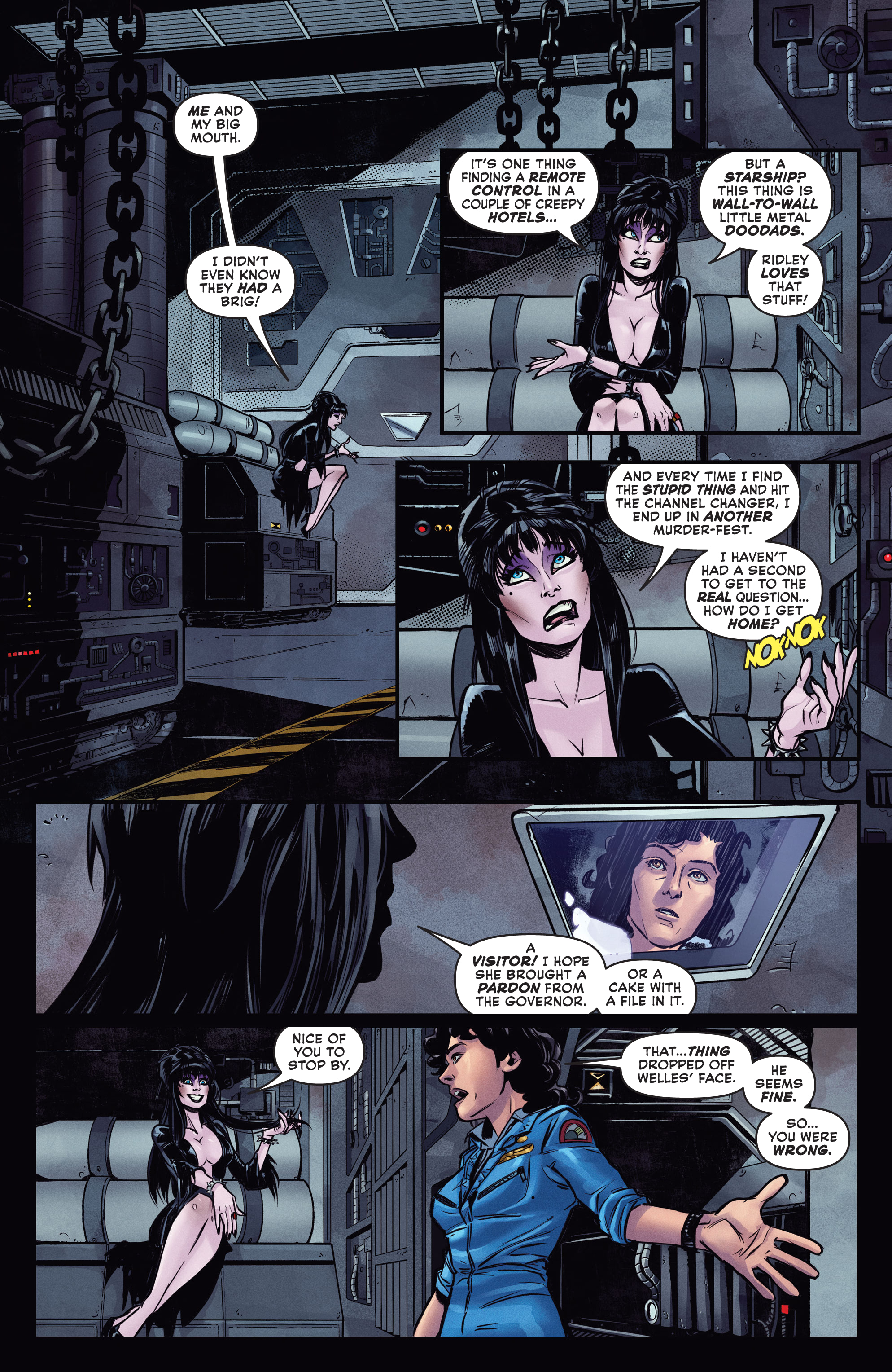 Read online Elvira in Horrorland comic -  Issue #3 - 9