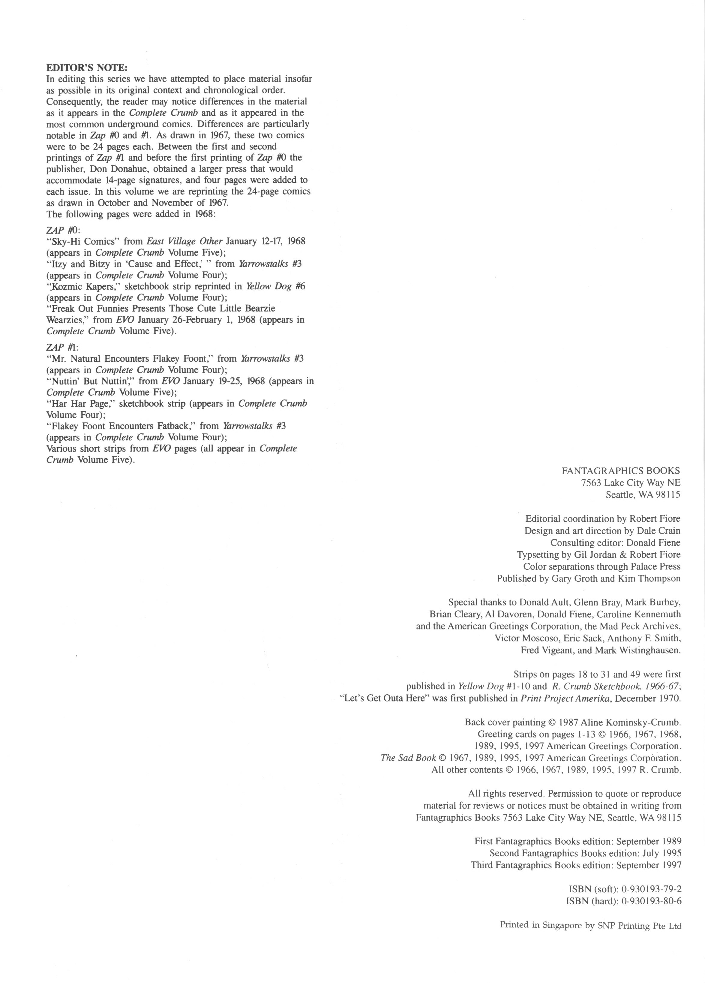 Read online The Complete Crumb Comics comic -  Issue # TPB 4 - 5