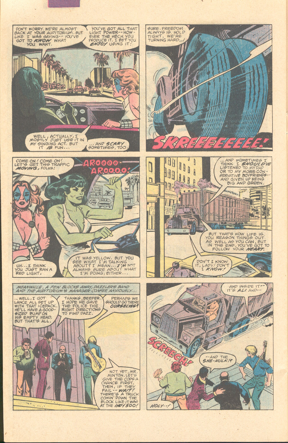Read online Dazzler (1981) comic -  Issue #14 - 21