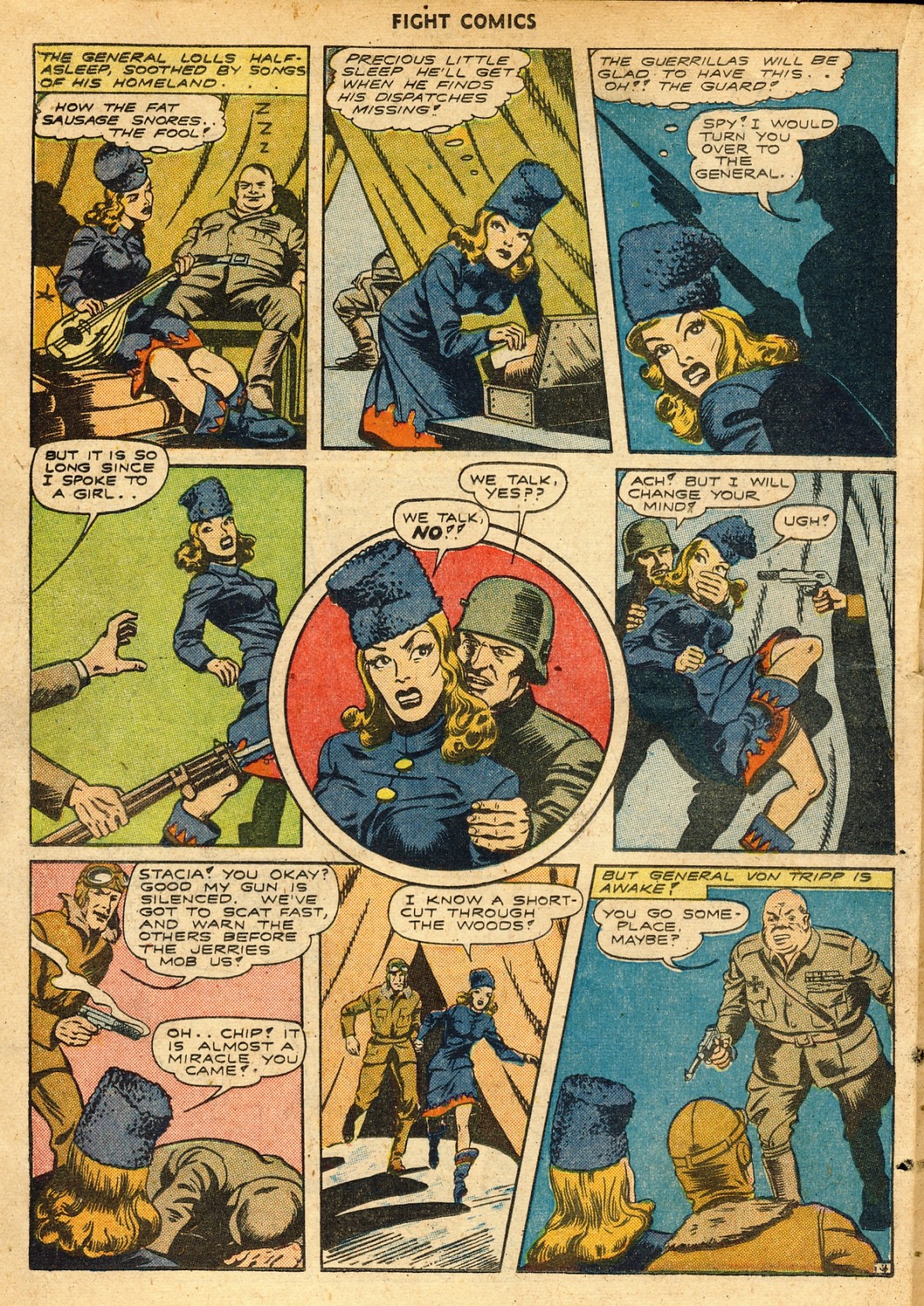 Read online Fight Comics comic -  Issue #30 - 40