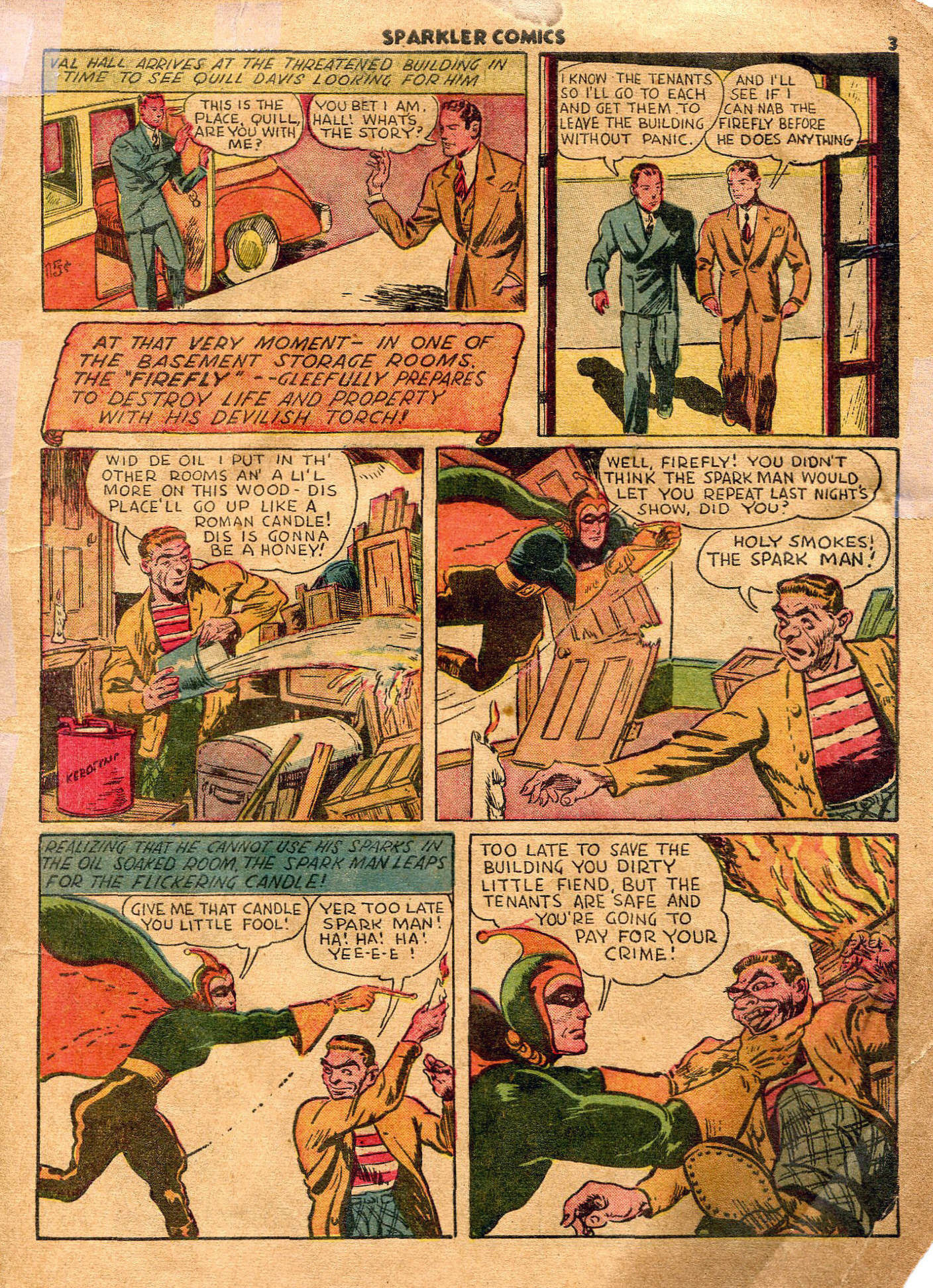 Read online Sparkler Comics comic -  Issue #4 - 4
