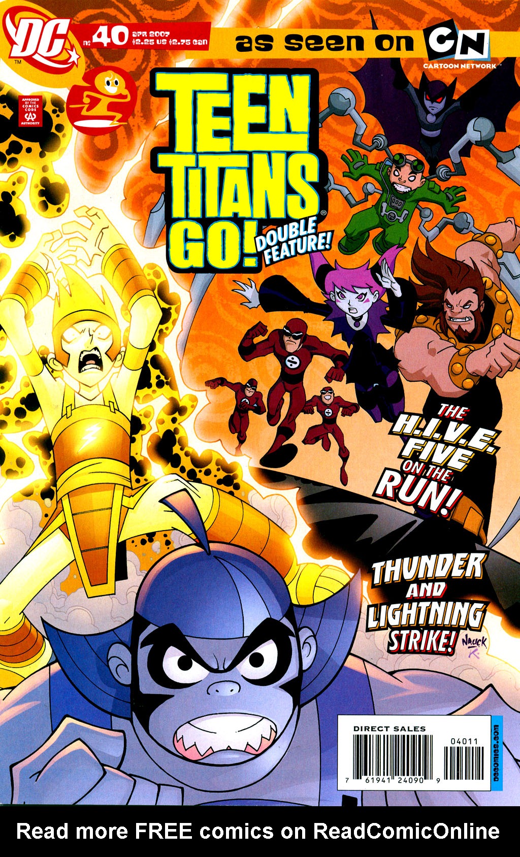 Read online Teen Titans Go! (2003) comic -  Issue #40 - 1