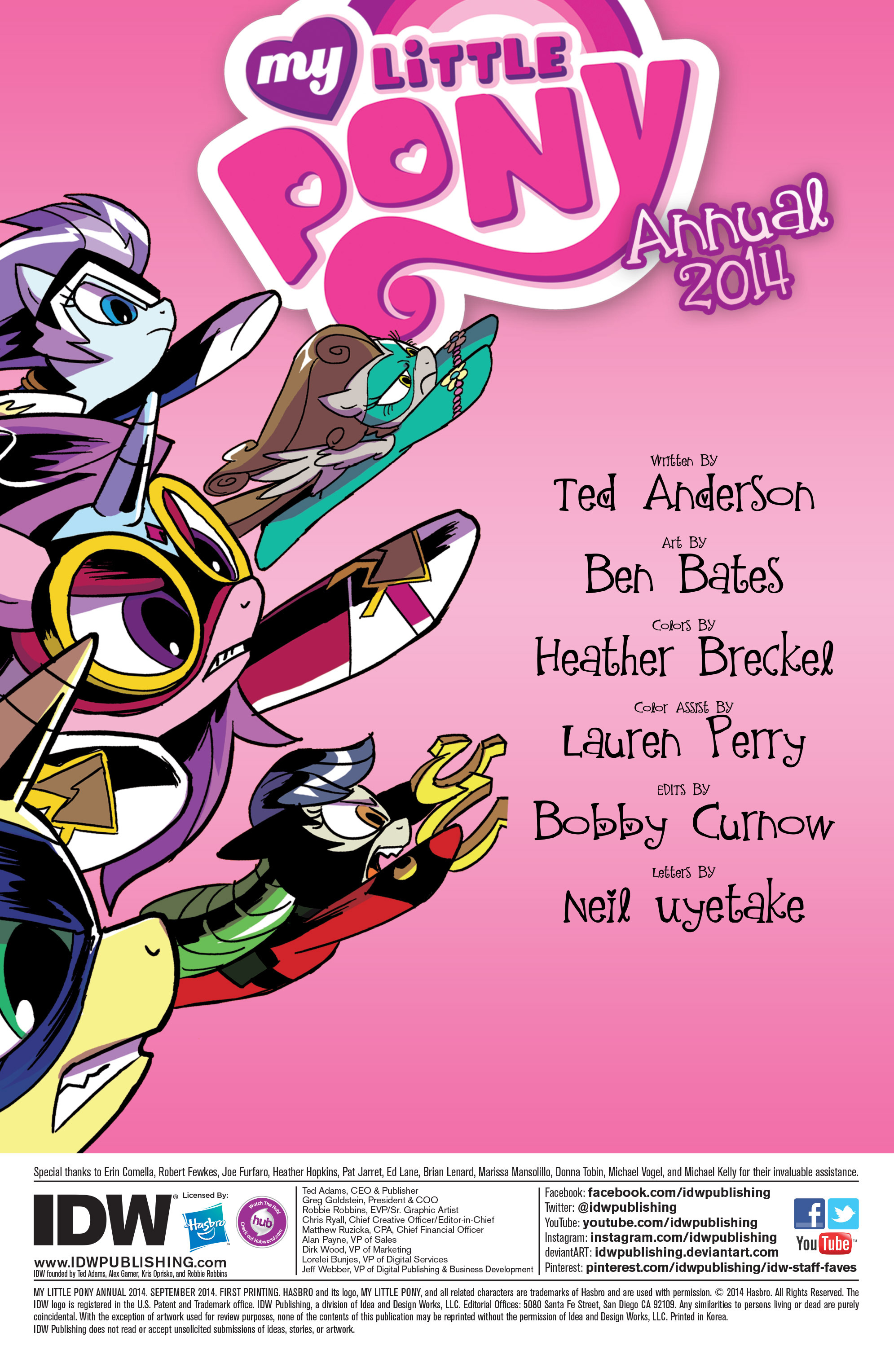 Read online My Little Pony Annual comic -  Issue # Annual 2014 - 3