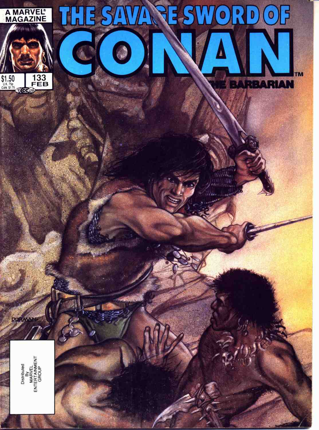 Read online The Savage Sword Of Conan comic -  Issue #133 - 1