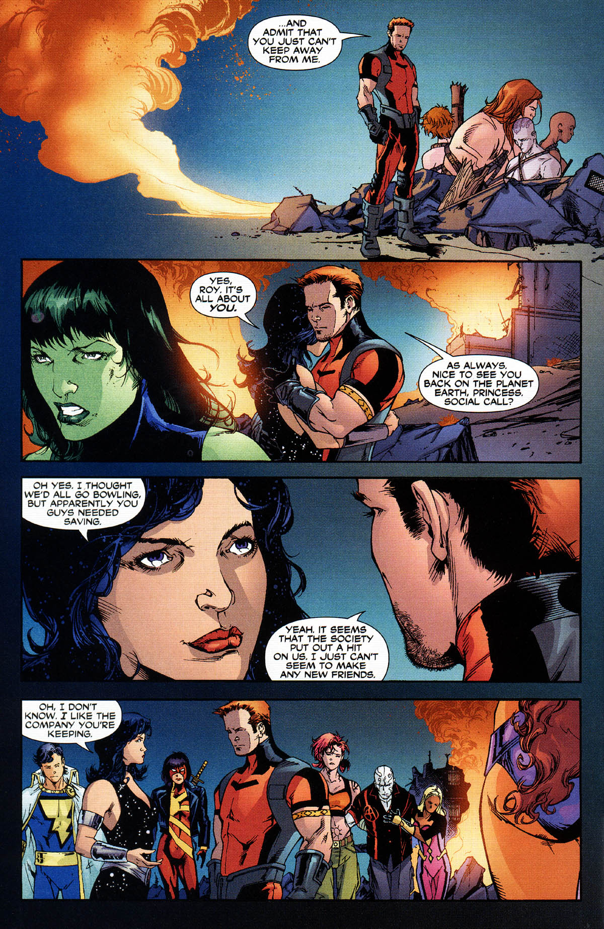 Read online Outsiders (2003) comic -  Issue #30 - 34