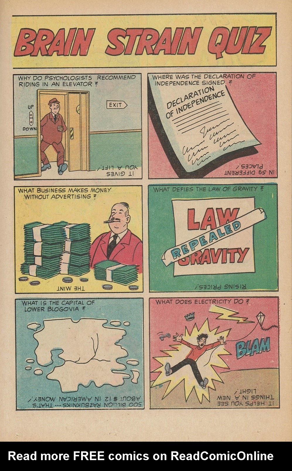 Read online Archie's Joke Book Magazine comic -  Issue #169 - 22