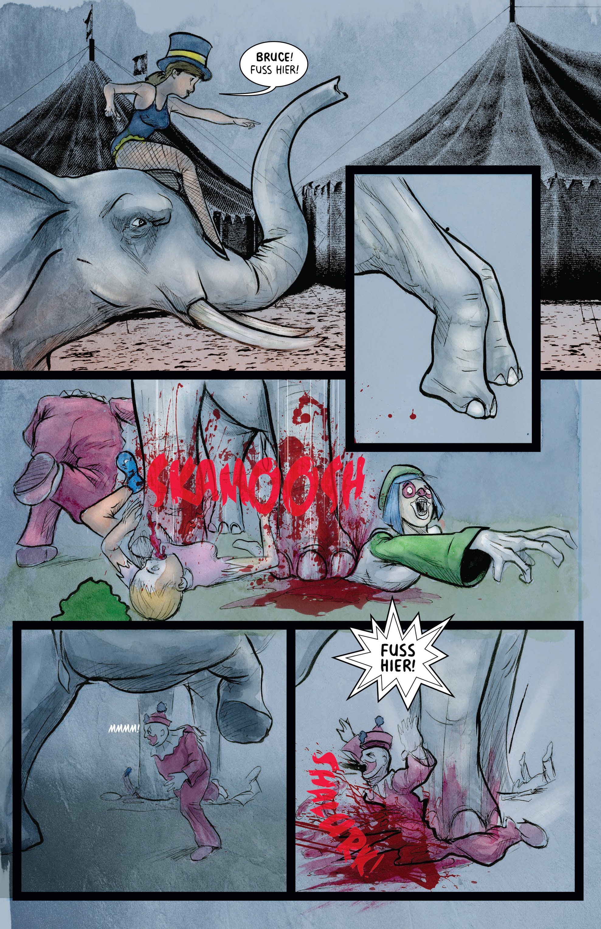 Read online Made Up: Zombie Clown Circus comic -  Issue # Full - 49