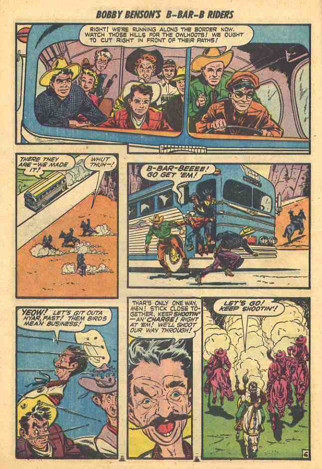 Read online Bobby Benson's B-Bar-B Riders comic -  Issue #5 - 8