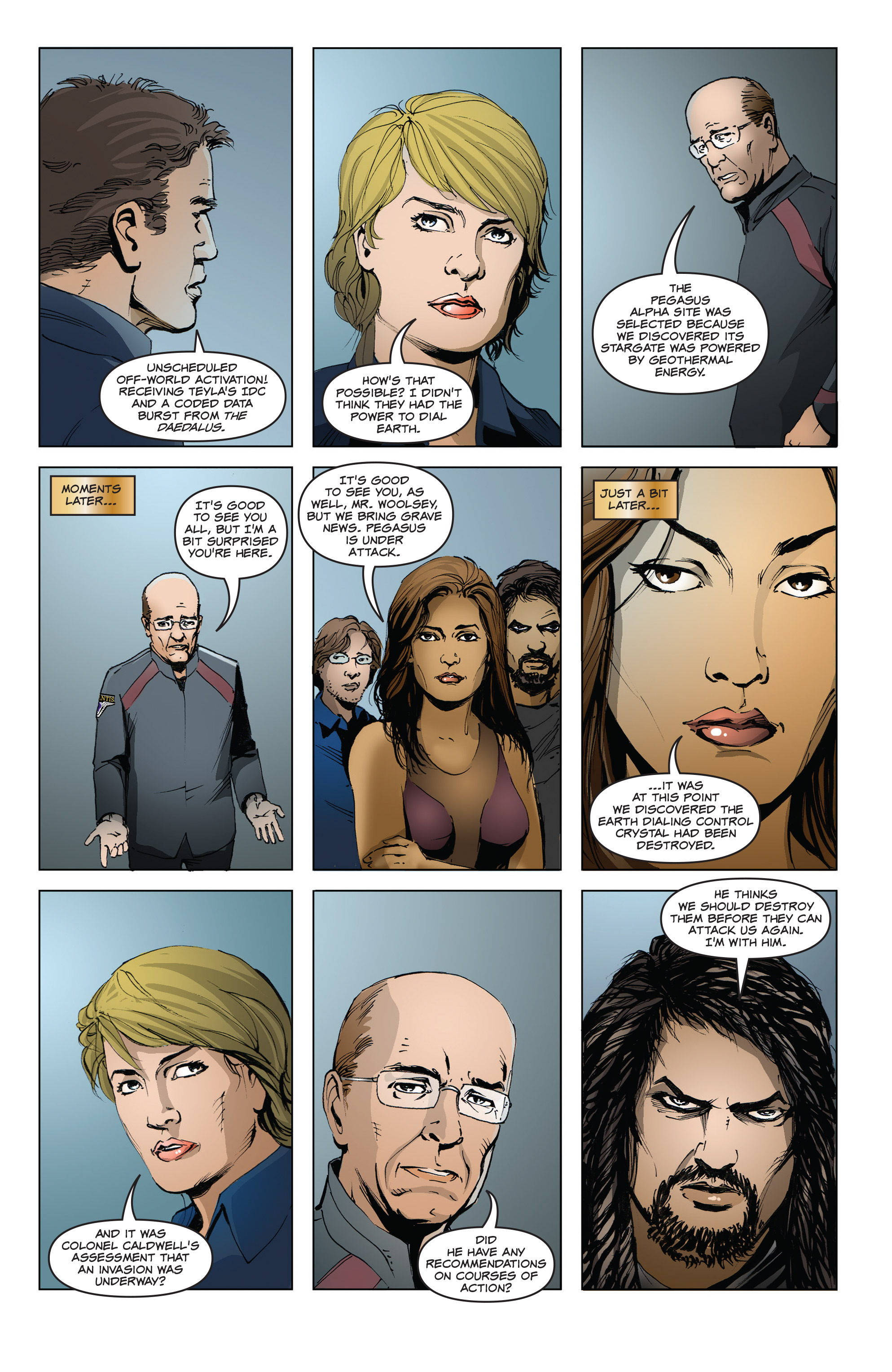 Read online Stargate Atlantis Back to Pegasus comic -  Issue #2 - 8