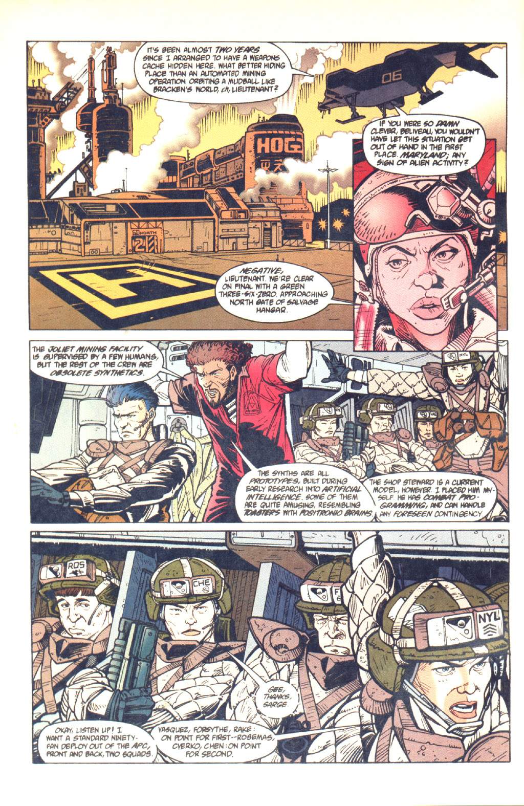 Read online Aliens: Colonial Marines comic -  Issue #7 - 7