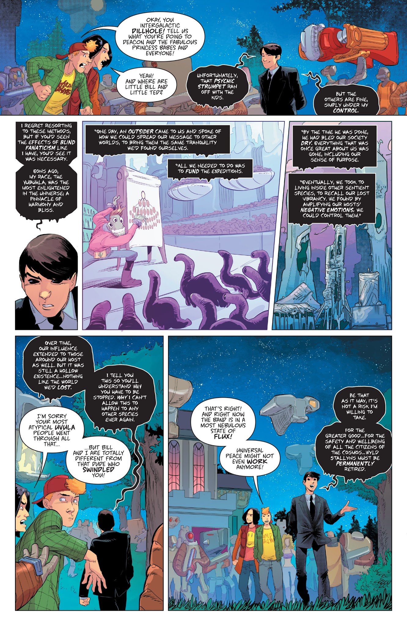 Read online Bill & Ted Save the Universe comic -  Issue #5 - 8