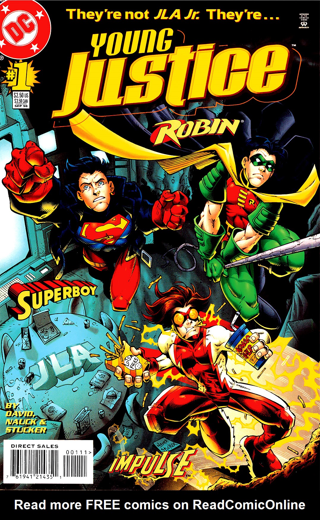 Read online Young Justice (1998) comic -  Issue #1 - 1