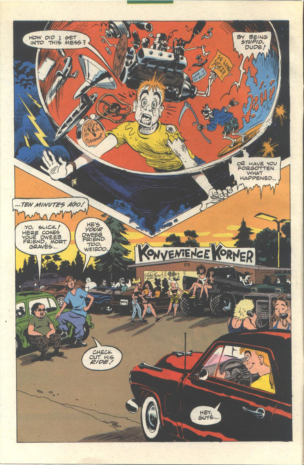 Read online Mort The Dead Teenager comic -  Issue #1 - 3