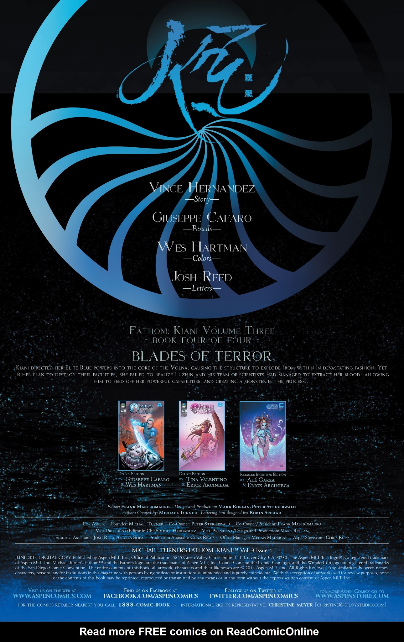 Read online Michael Turner's Fathom: Kiani (2014) comic -  Issue #4 - 3