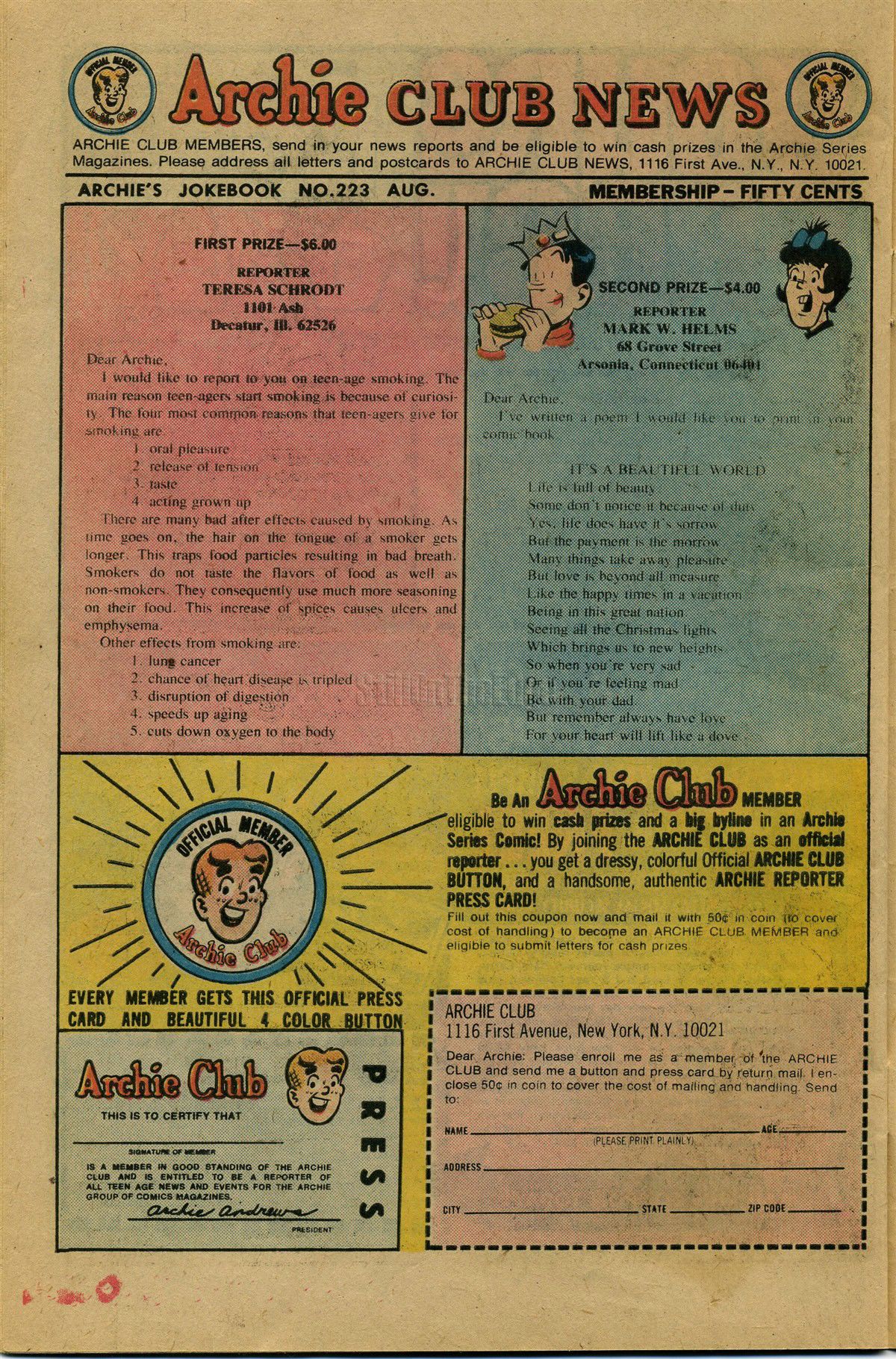 Read online Archie's Joke Book Magazine comic -  Issue #223 - 26