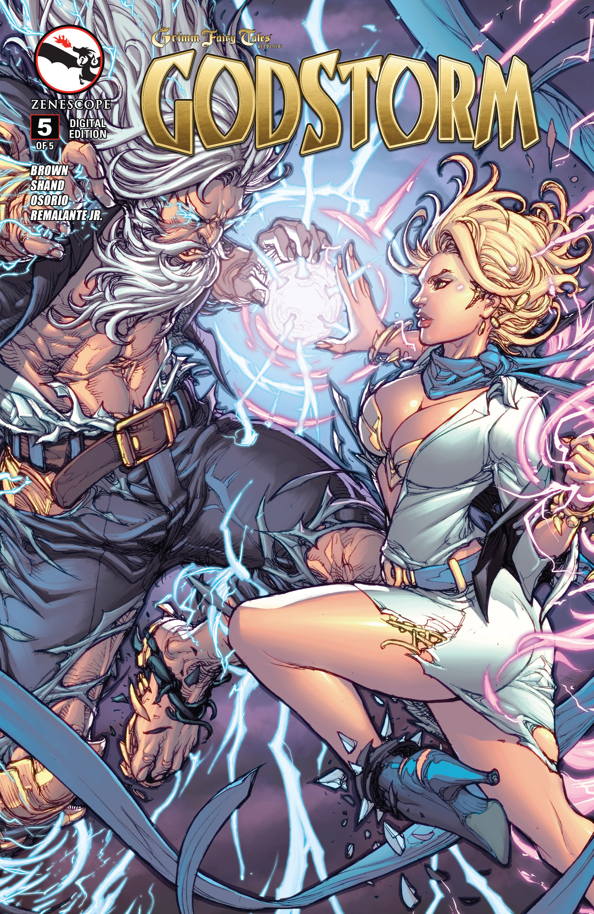 Read online Grimm Fairy Tales presents Godstorm: Hercules Payne comic -  Issue #5 - 1