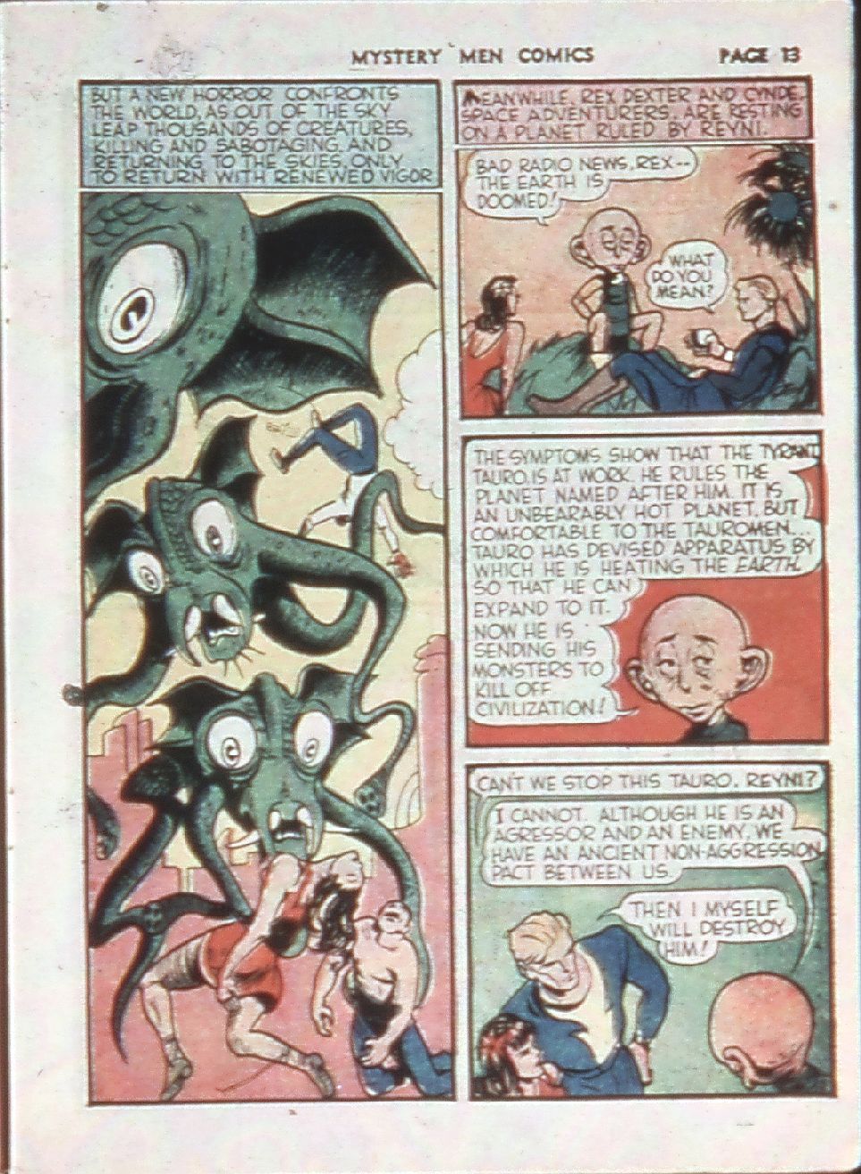 Read online Mystery Men Comics comic -  Issue #8 - 15