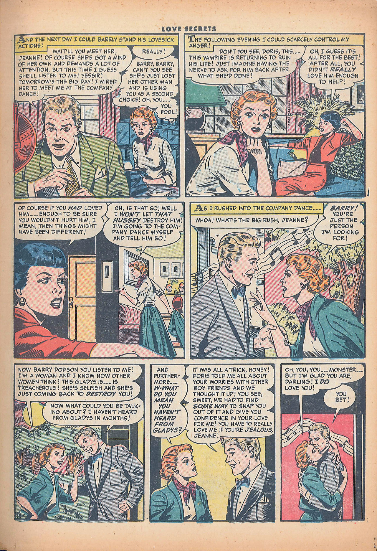 Read online Love Secrets (1953) comic -  Issue #42 - 11