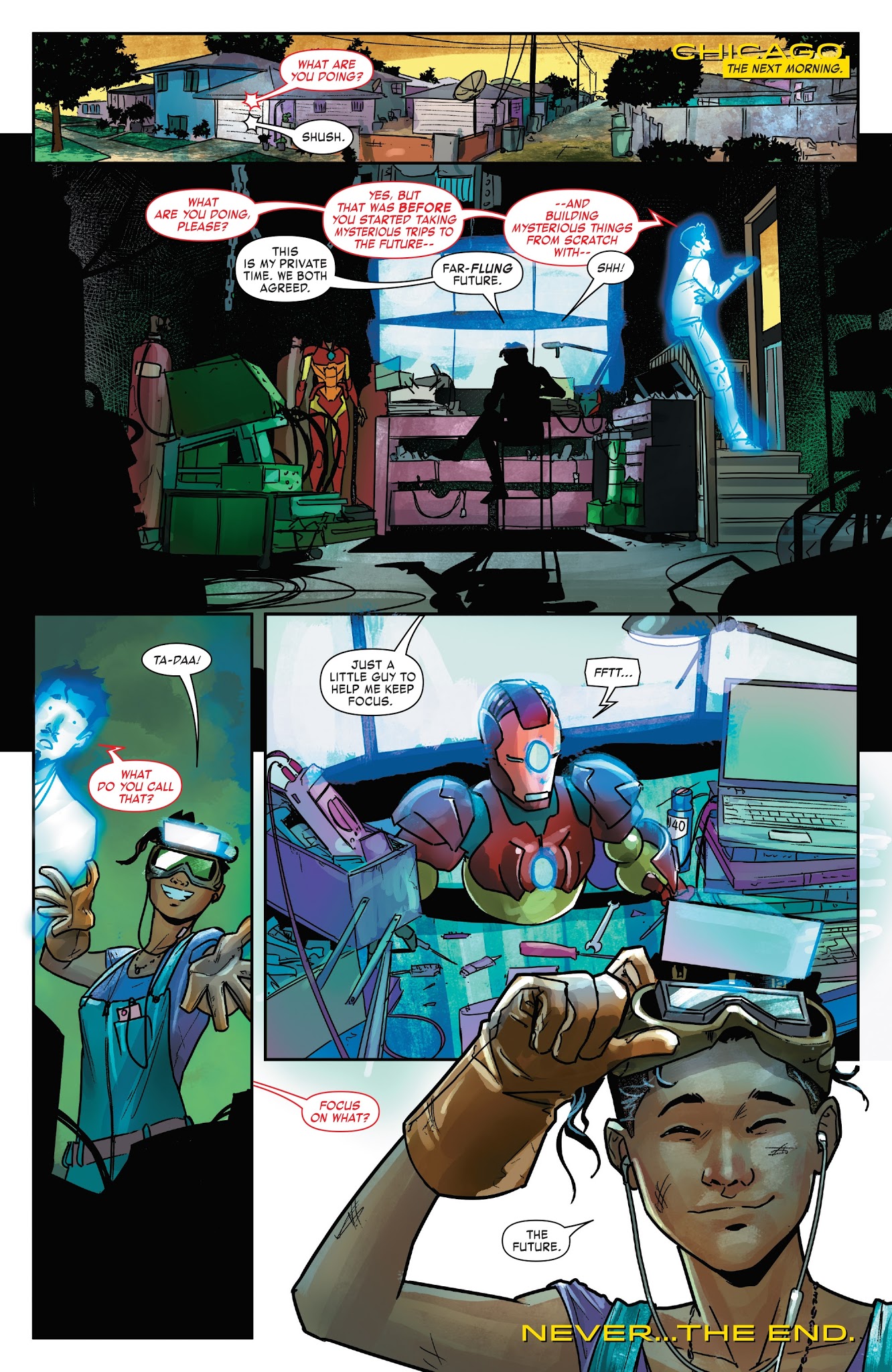 Read online Generations: Ironman & Ironheart comic -  Issue # Full - 26