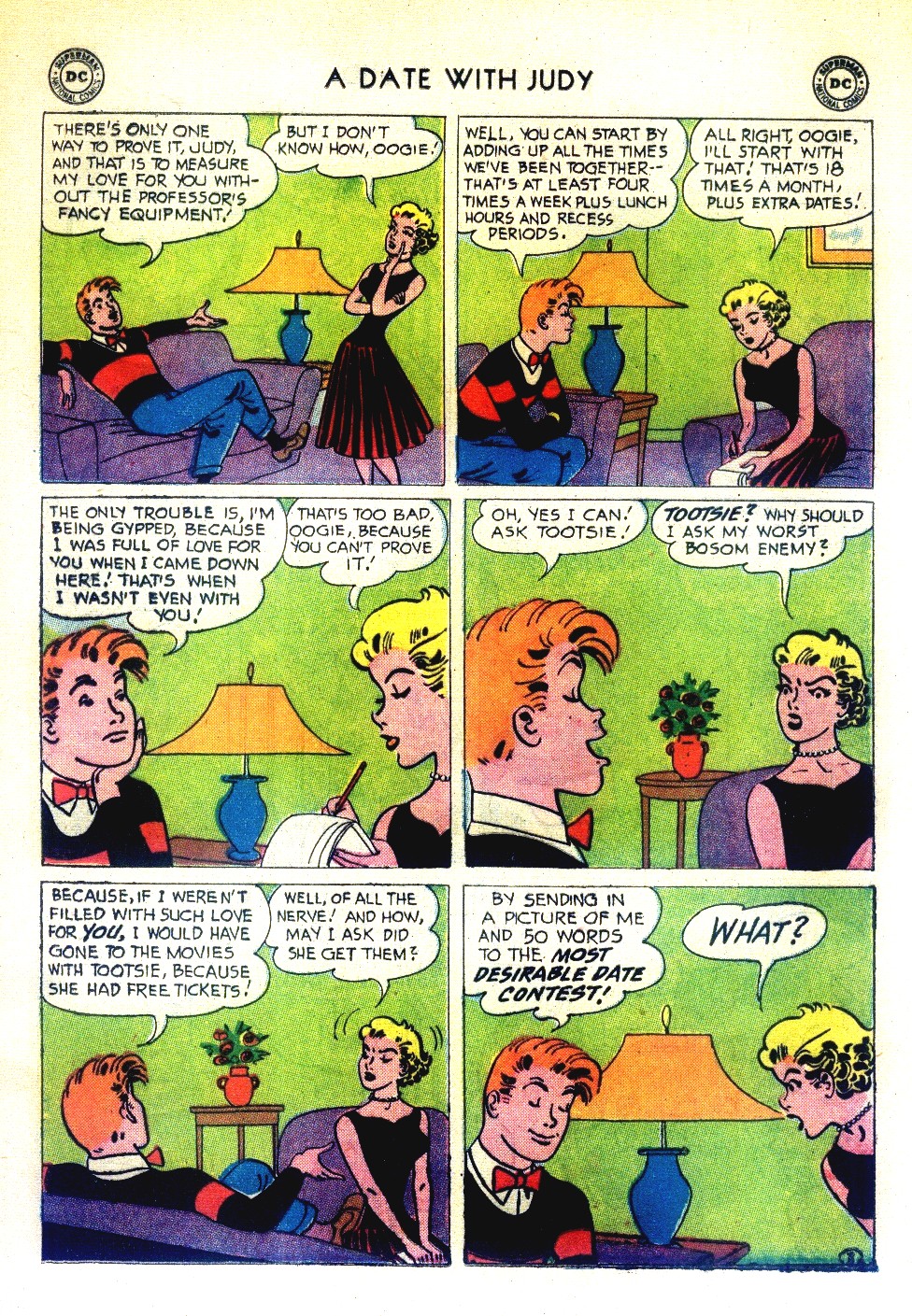 Read online A Date with Judy comic -  Issue #61 - 12