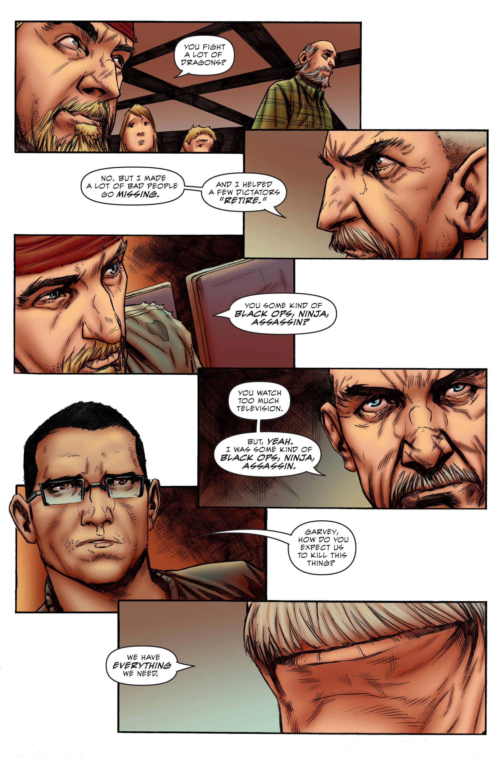 Read online A Town Called Dragon comic -  Issue #4 - 13