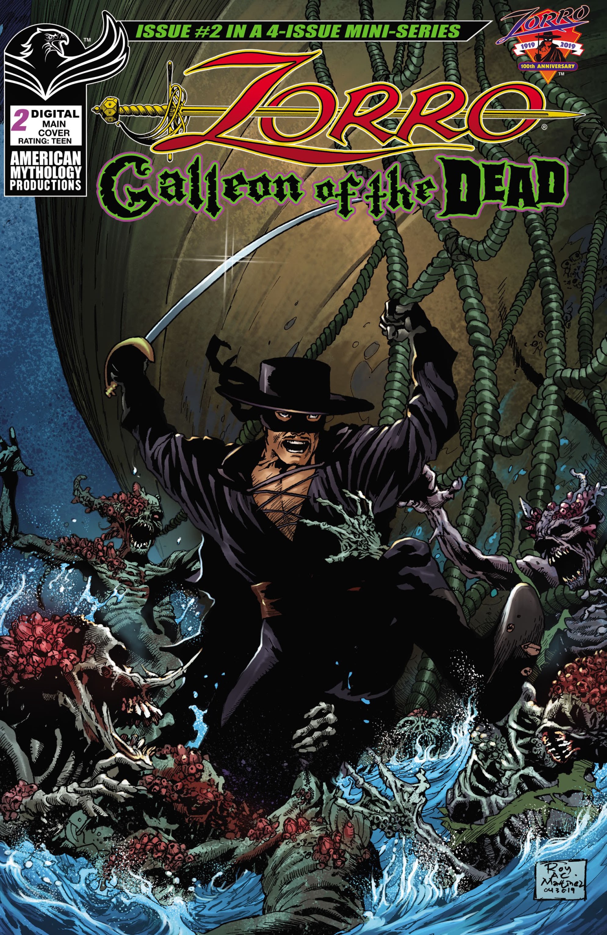 Read online Zorro: Galleon Of the Dead comic -  Issue #2 - 1