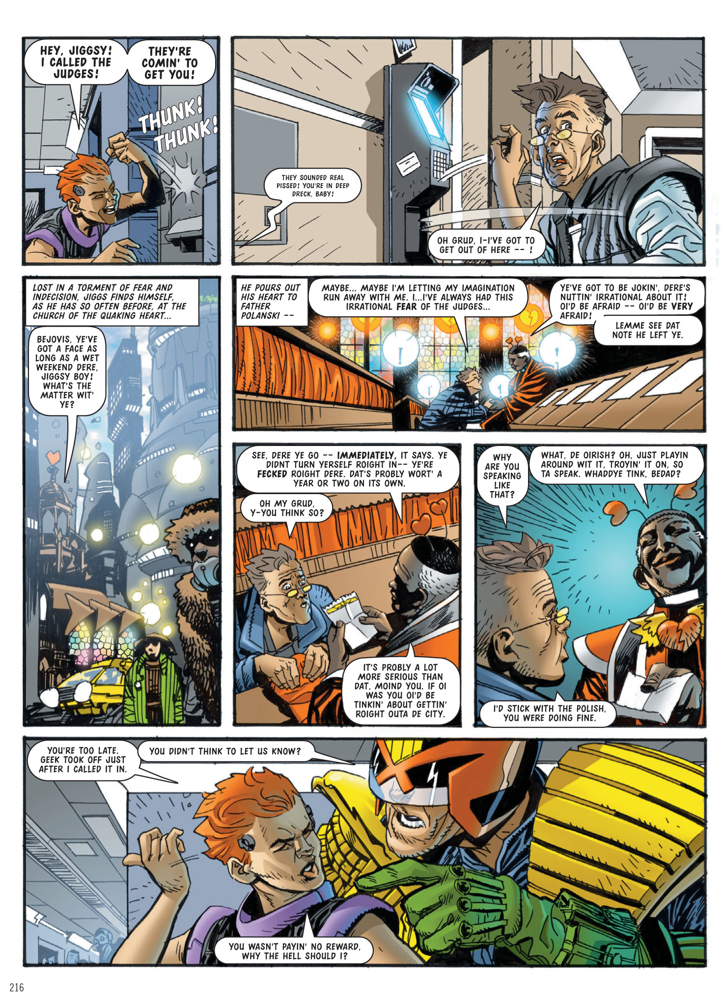 Read online Judge Dredd: The Complete Case Files comic -  Issue # TPB 31 - 217