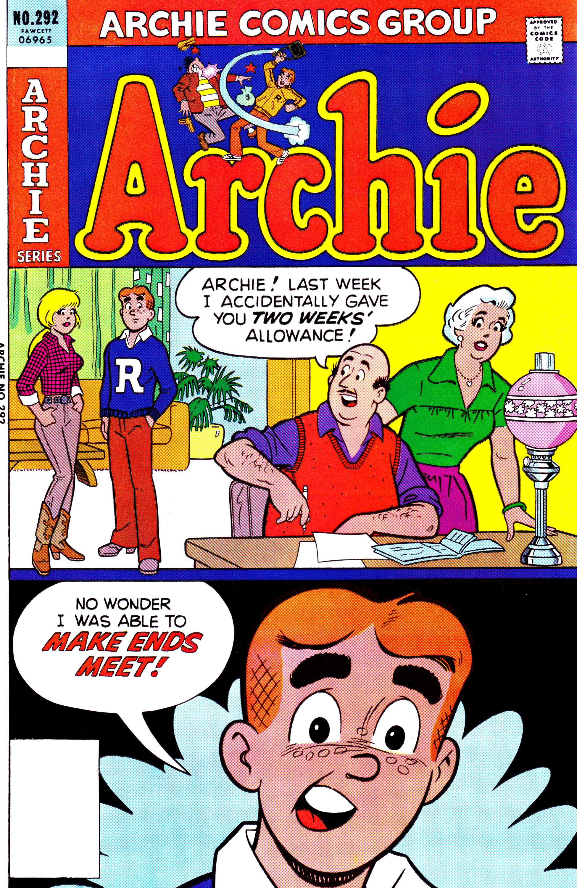 Read online Archie (1960) comic -  Issue #292 - 1