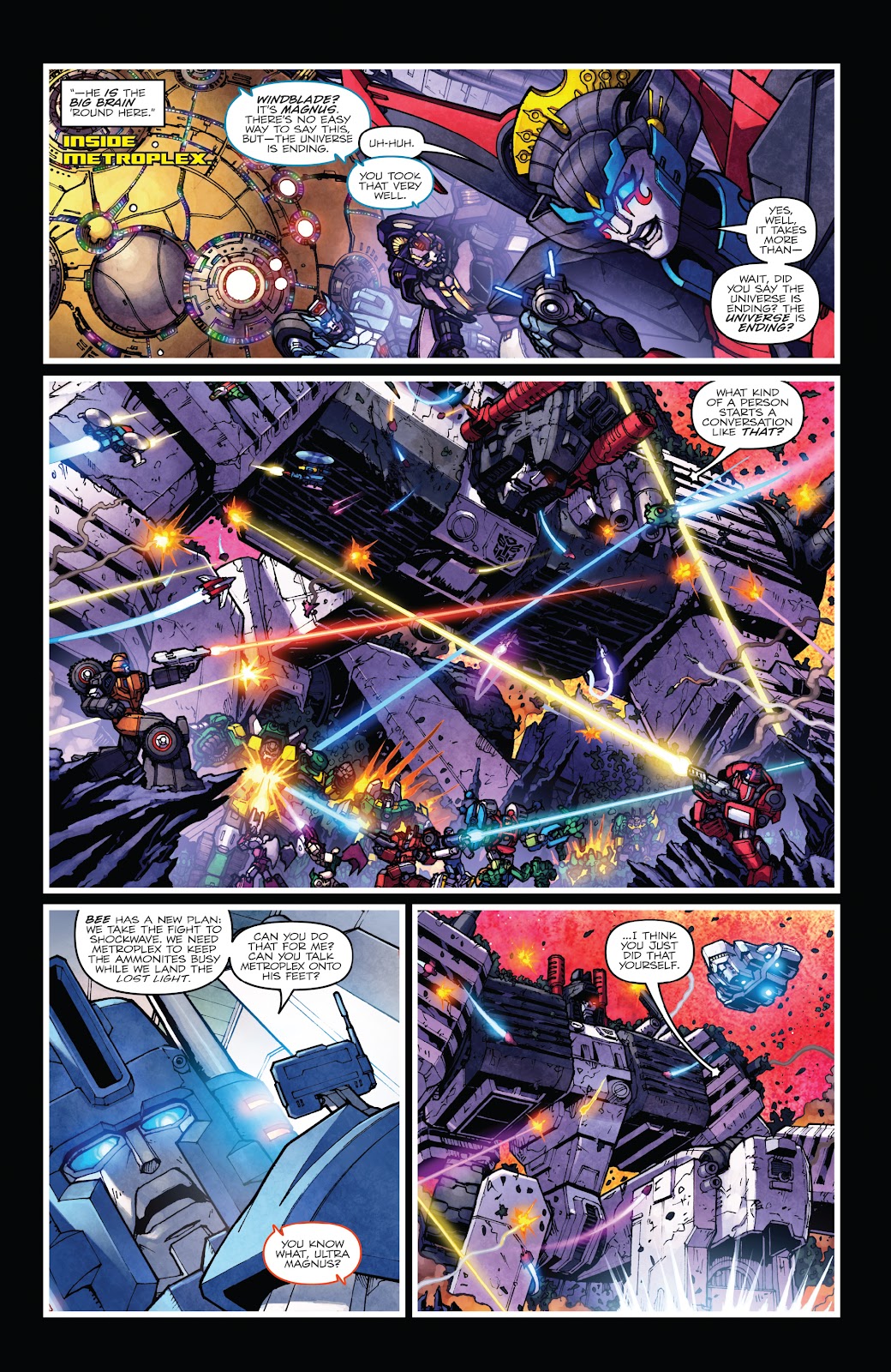 The Transformers: Dark Cybertron Finale issue Full - Page 109