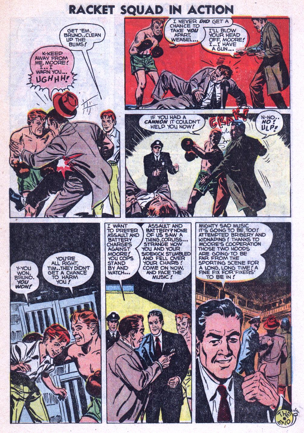 Read online Racket Squad in Action comic -  Issue #9 - 9