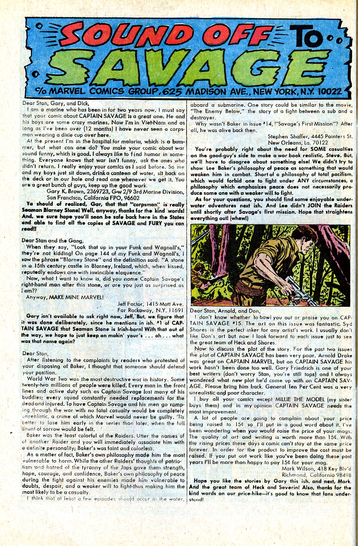 Read online Captain Savage and his Leatherneck Raiders comic -  Issue #18 - 32