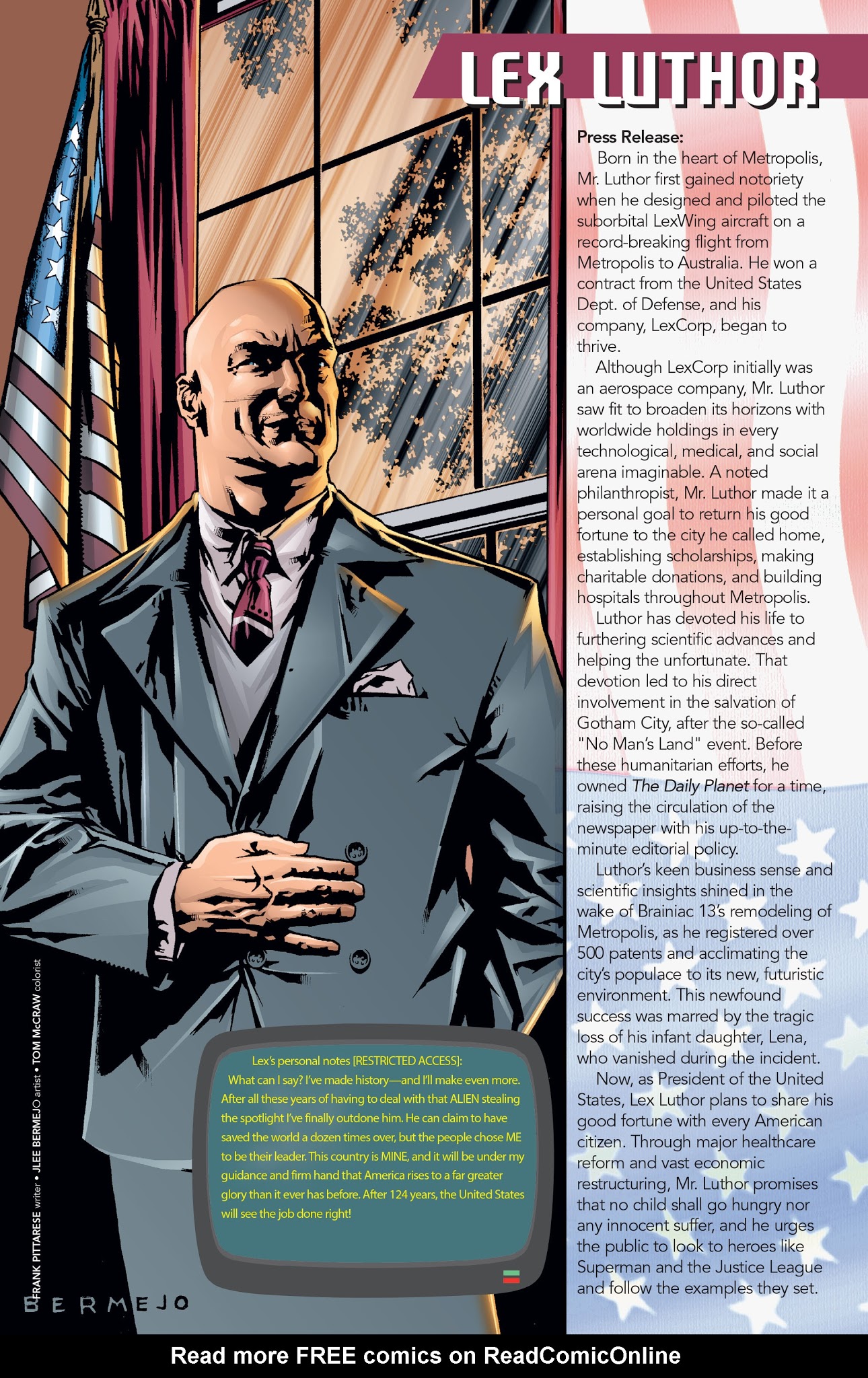 Read online Superman: President Luthor comic -  Issue # TPB - 192