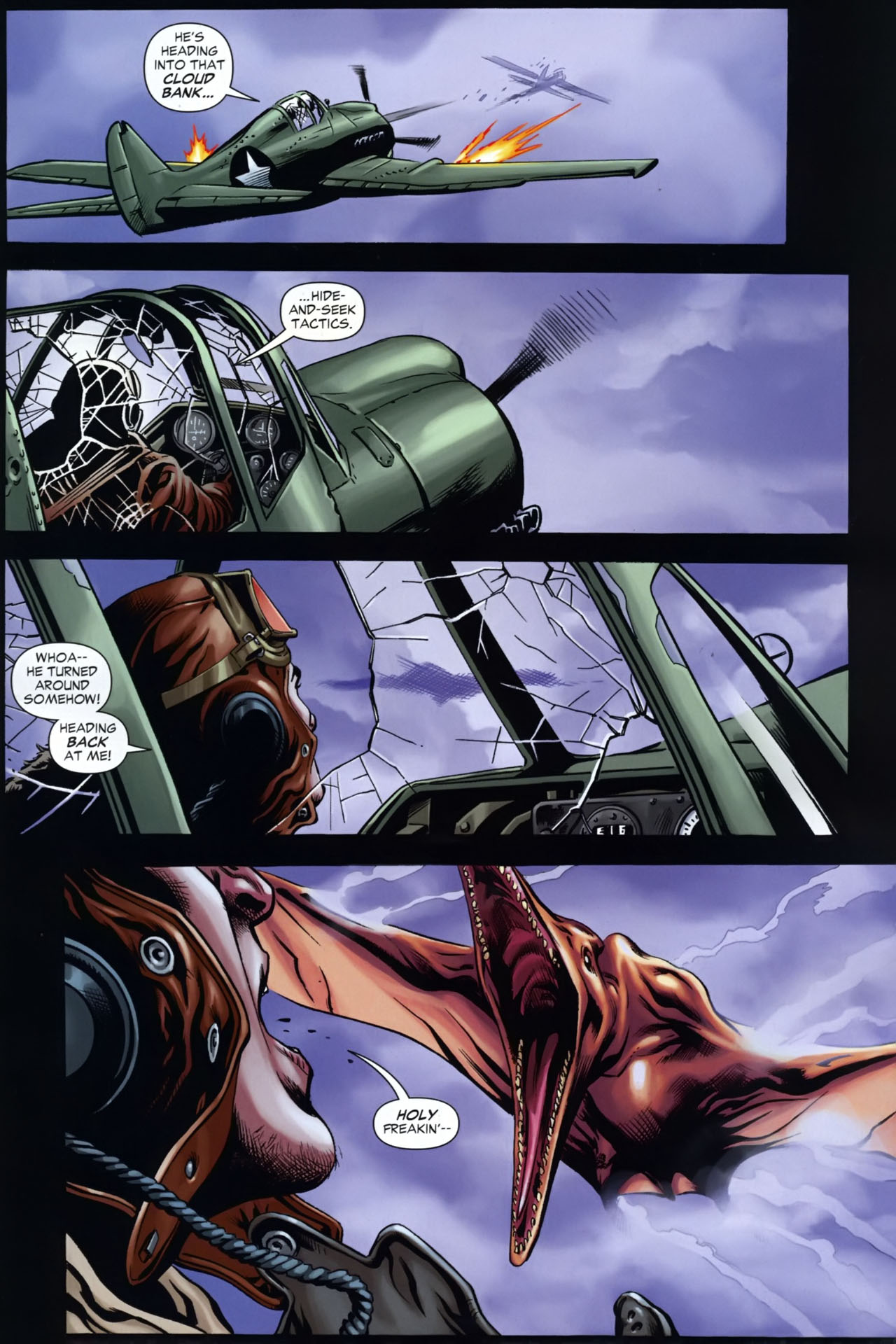 Read online The War That Time Forgot comic -  Issue #1 - 4