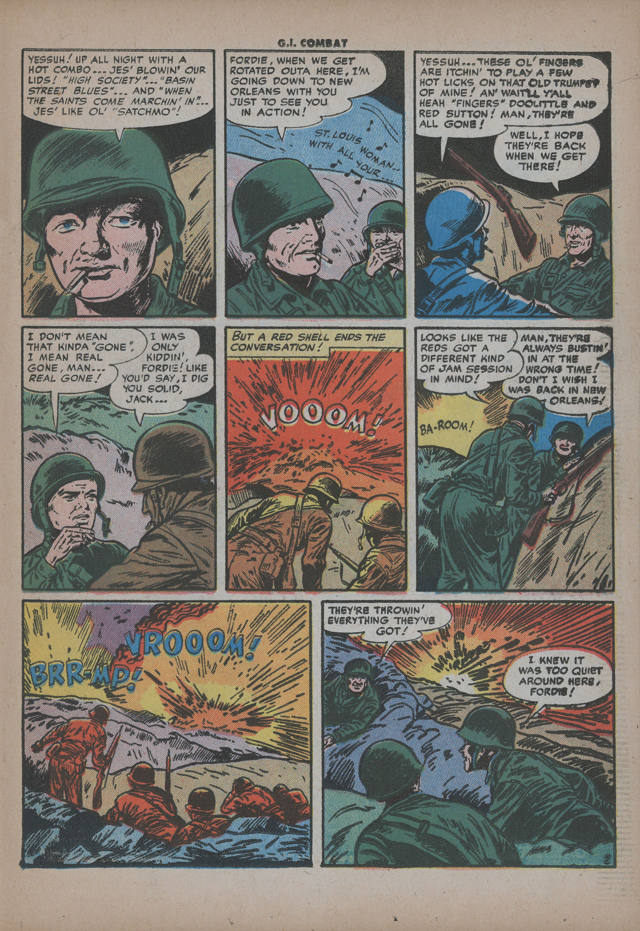 Read online G.I. Combat (1952) comic -  Issue #41 - 19