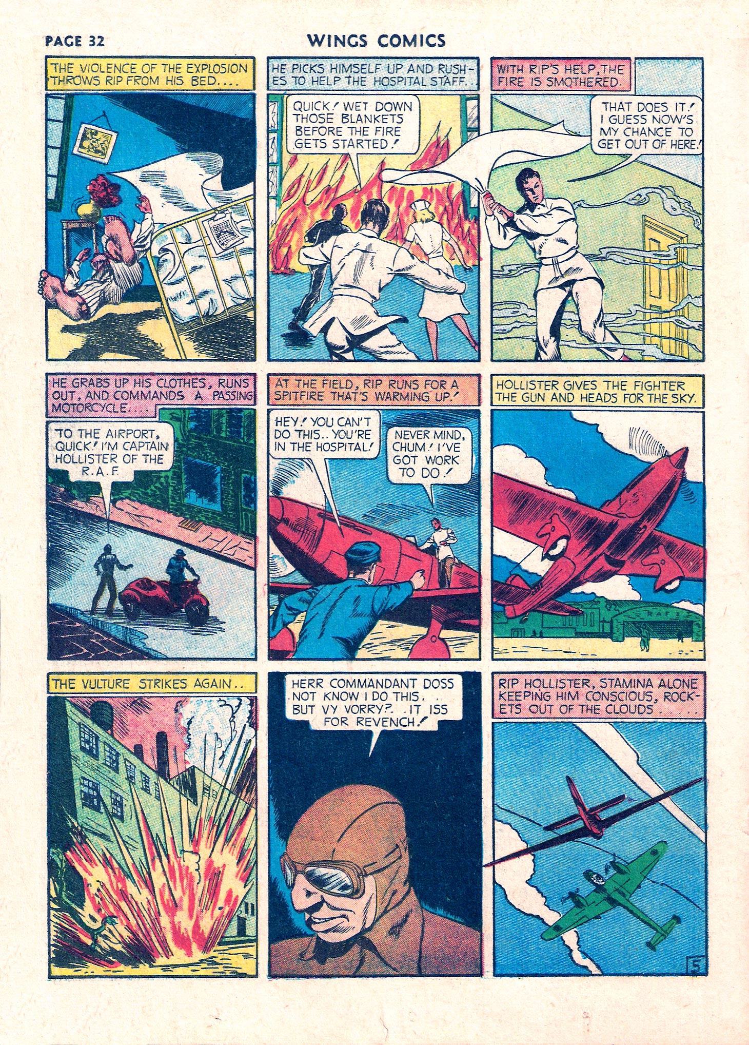 Read online Wings Comics comic -  Issue #9 - 34