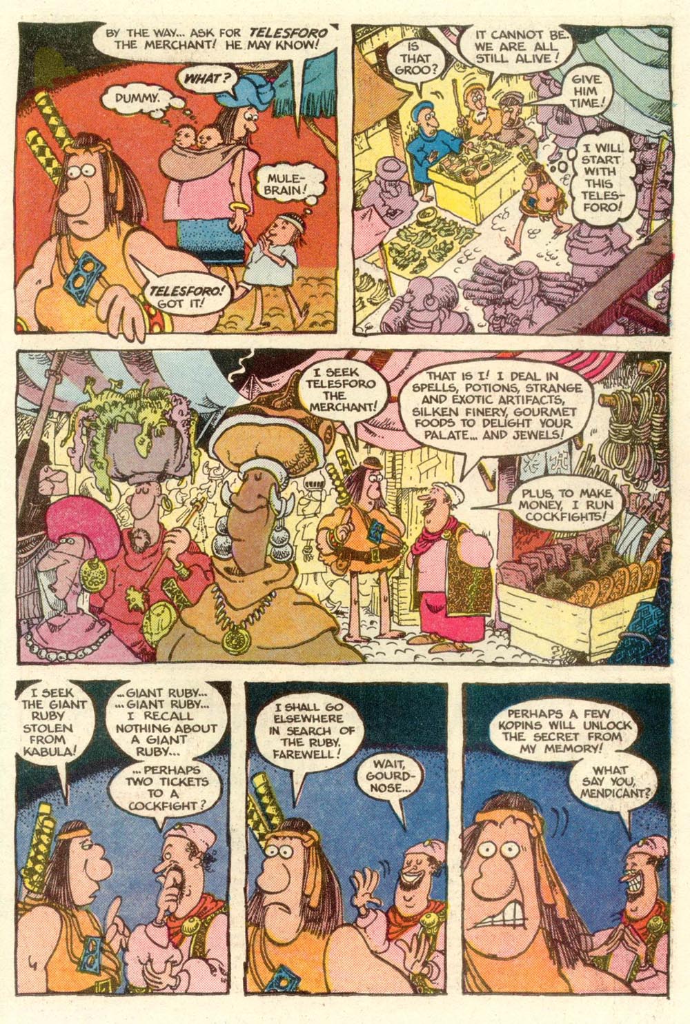 Read online Sergio Aragonés Groo the Wanderer comic -  Issue #6 - 6