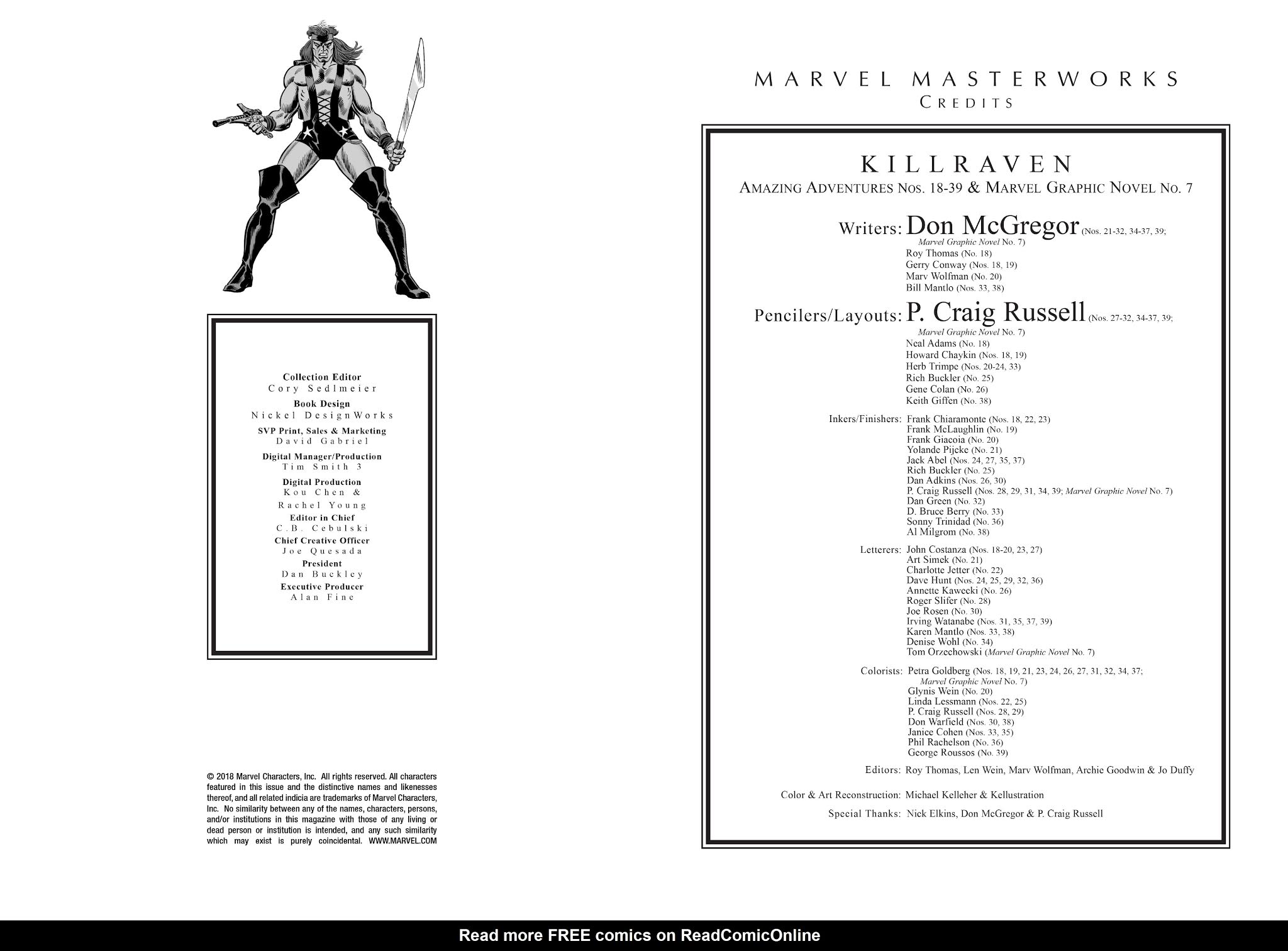Read online Marvel Masterworks: Killraven comic -  Issue # TPB 1 (Part 1) - 3