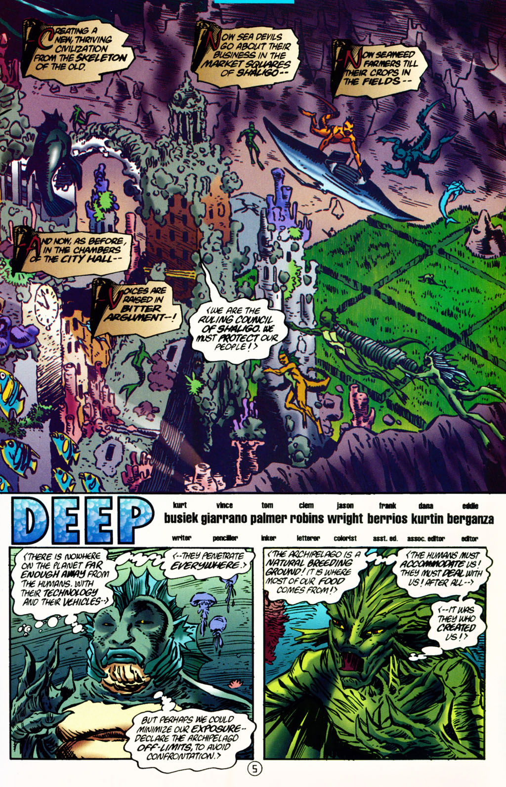 Read online Tangent Comics/ Sea Devils comic -  Issue # Full - 7