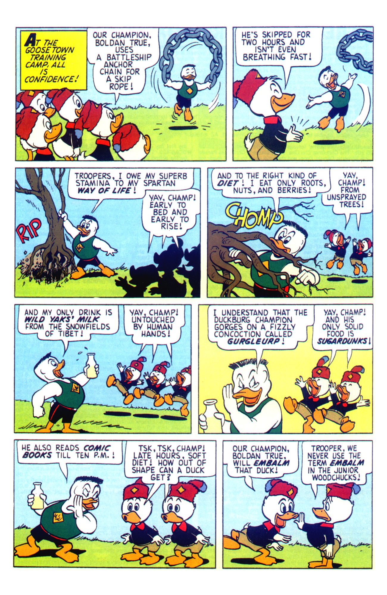 Read online Walt Disney's Junior Woodchucks Limited Series comic -  Issue #1 - 9