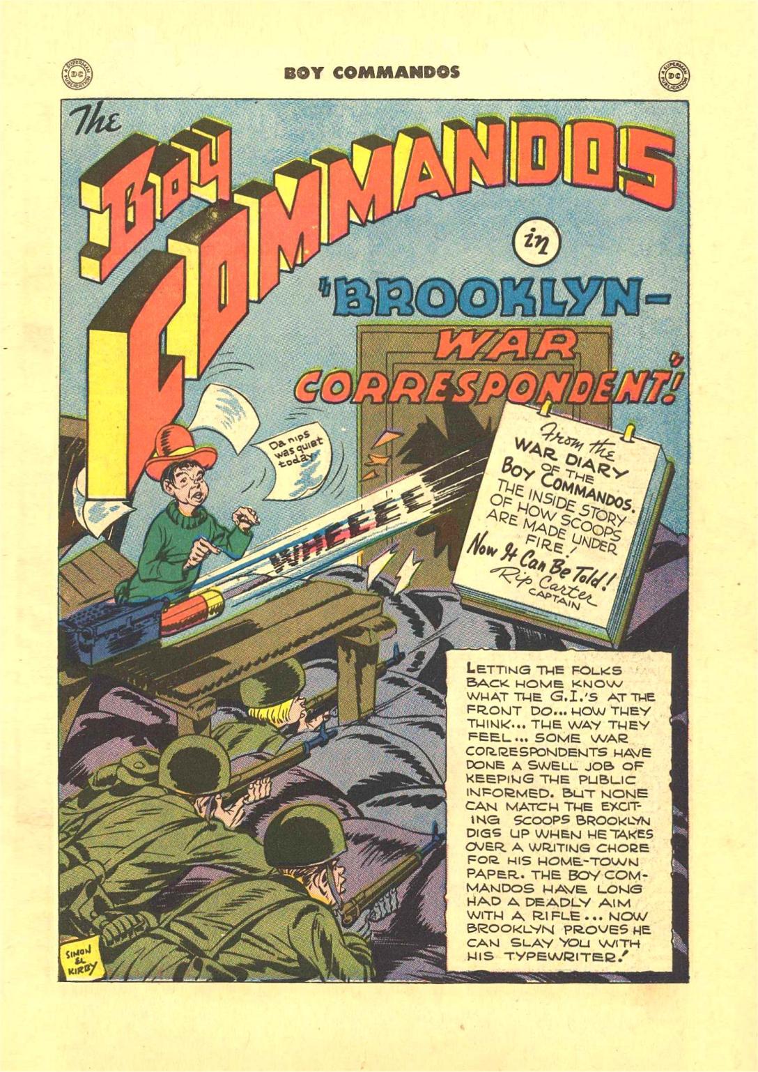 Read online Boy Commandos comic -  Issue #14 - 39