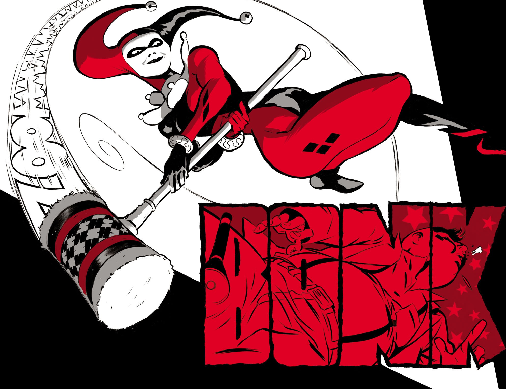 Read online Harley Quinn Black   White   Red comic -  Issue #3 - 7