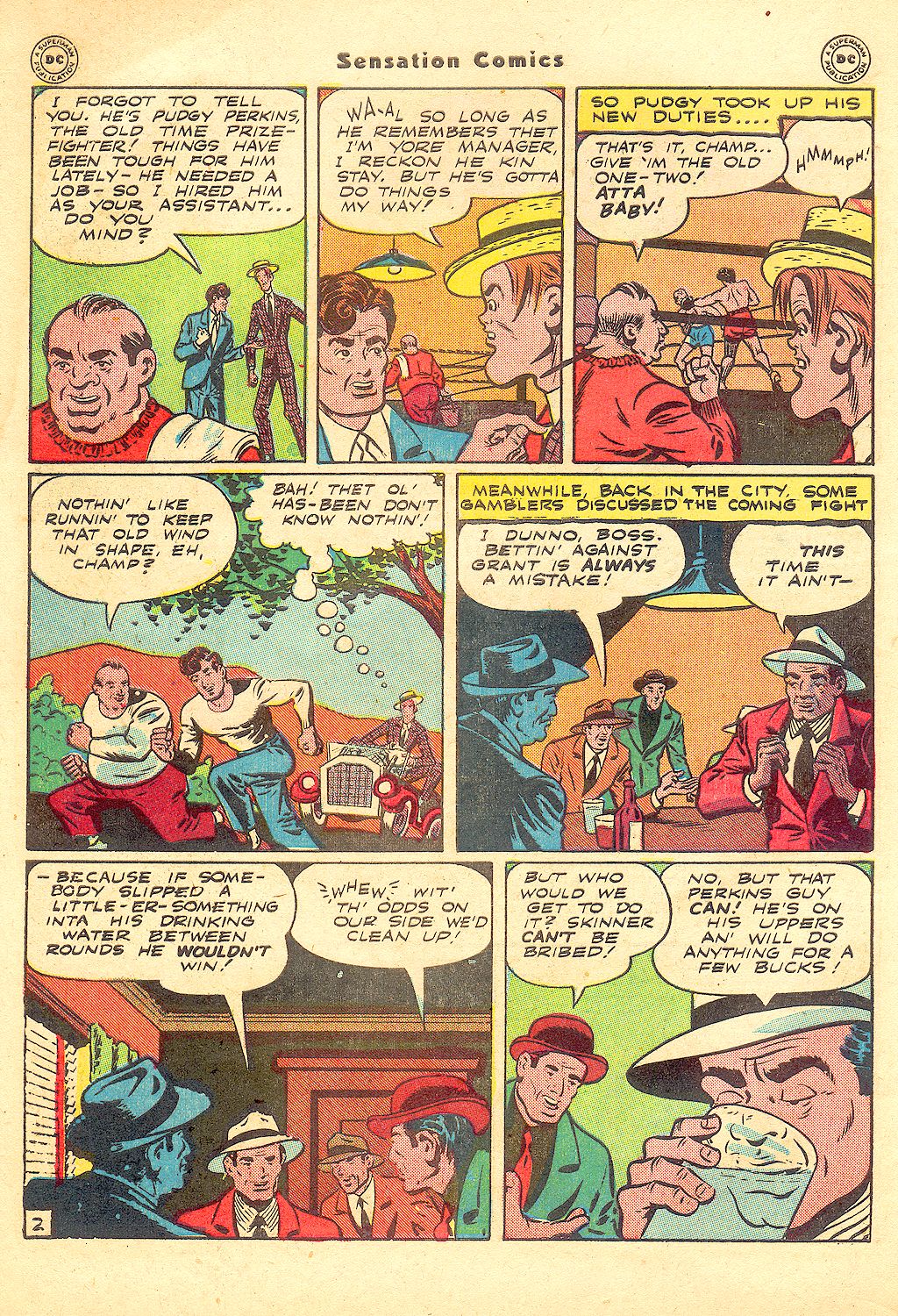 Read online Sensation (Mystery) Comics comic -  Issue #57 - 44